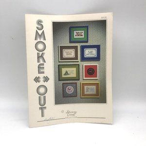 Vintage Cross Stitch Patterns, Smoke Out, 1984 Stoney Creek Collection, No Smoki